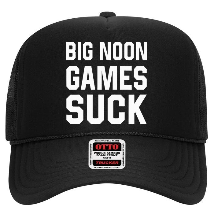 Big Noon Games Suck High Crown Mesh Back Trucker Hat