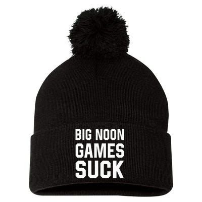 Big Noon Games Suck Pom Pom 12in Knit Beanie