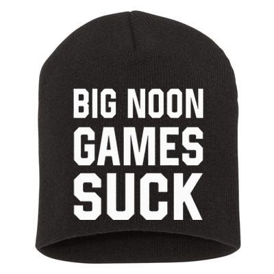 Big Noon Games Suck Short Acrylic Beanie