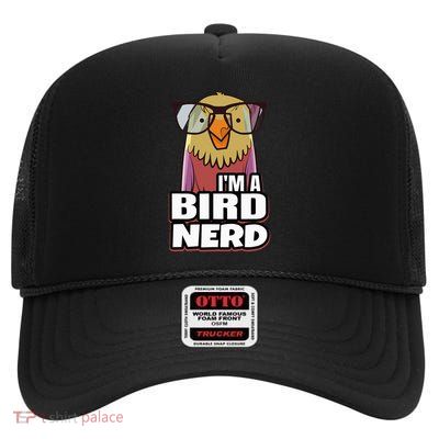 Bird Nerd Gifts For Bird Nerds & Lovers High Crown Mesh Back Trucker Hat