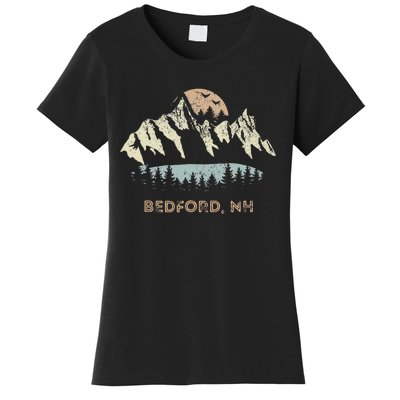 Bedford New Hampshire Mountain Sunset Sunrise Nh Women's T-Shirt