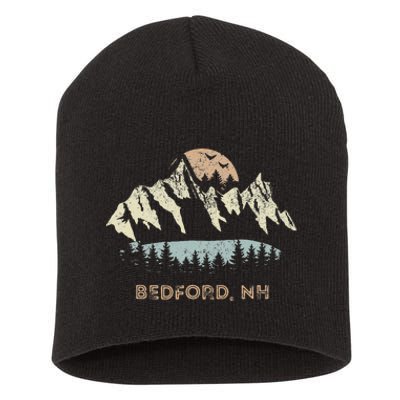 Bedford New Hampshire Mountain Sunset Sunrise Nh Short Acrylic Beanie