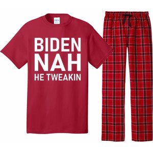 Biden Nah He Tweakin Pajama Set