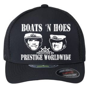 Boats N Hoes Funny Meme Flexfit Unipanel Trucker Cap