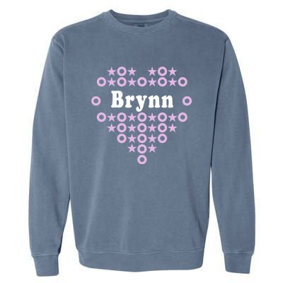 Brynn Name Heart Hugs Stars For Gift Garment-Dyed Sweatshirt