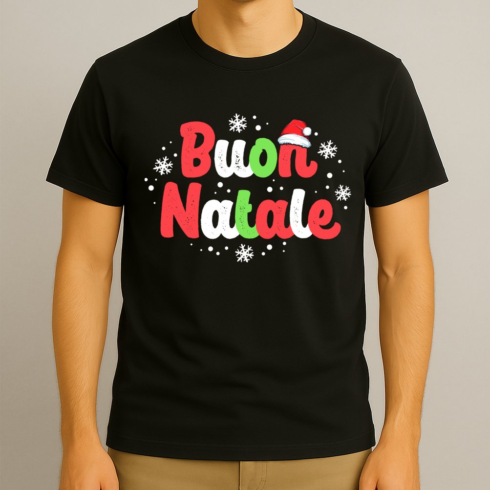 Buon Natale Italy Pride Xmas Holiday Italian Christmas T-Shirt