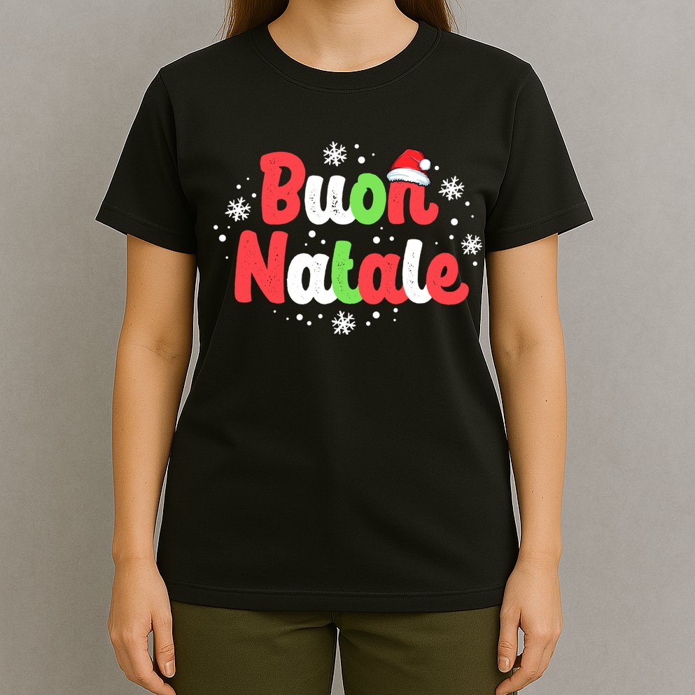 Buon Natale Italy Pride Xmas Holiday Italian Christmas T-Shirt
