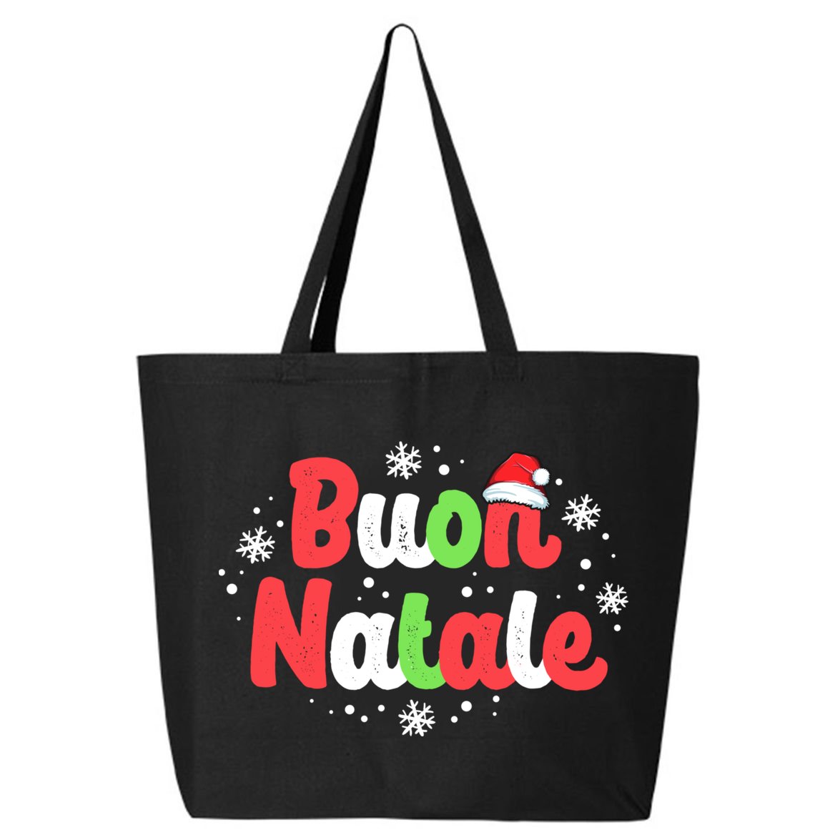 Buon Natale Italy Pride Xmas Holiday Italian Christmas 25L Jumbo Tote