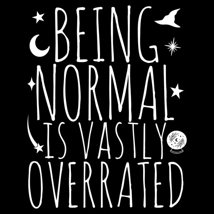 Being Normal Is Vastly Overrated Witch Wool Snapback Cap