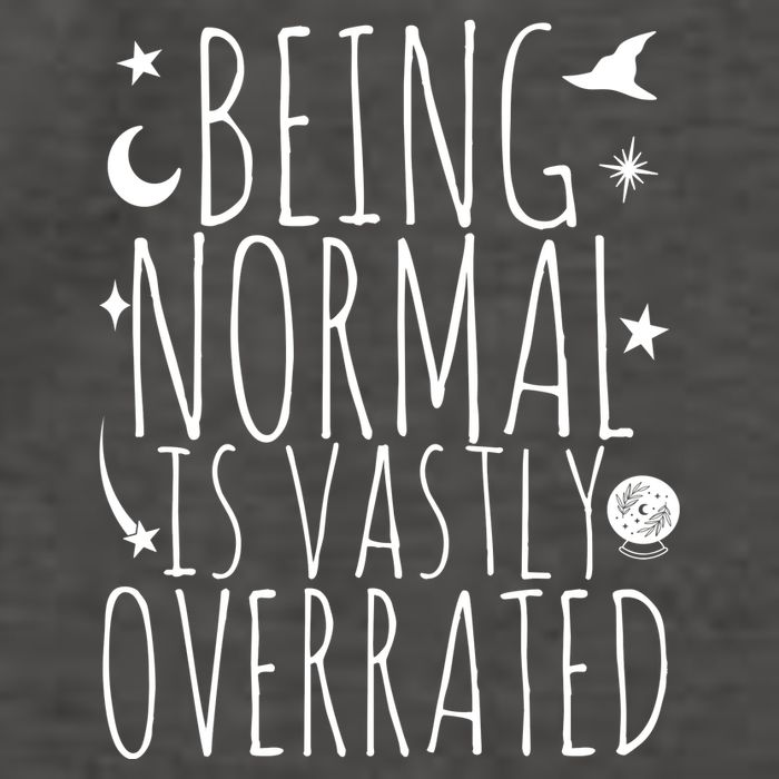 Being Normal Is Vastly Overrated Witch Vector Backpack
