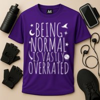 Being Normal Is Vastly Overrated Witch Cooling Performance Crew T-Shirt