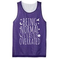 Being Normal Is Vastly Overrated Witch Mesh Reversible Basketball Jersey Tank