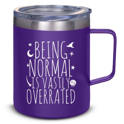 Being Normal Is Vastly Overrated Witch 12oz Stainless Steel Coffee Mug
