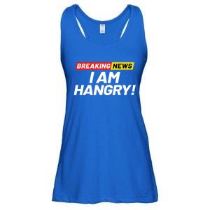 Breaking News I Dont Care I Am Hangry Meaning Hungry Angry Cute Gift Ladies Essential Flowy Tank