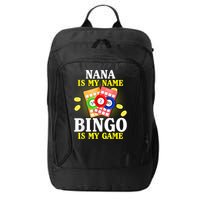 Bingo Nana Is My Name Funny Christmas City Backpack