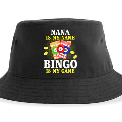 Bingo Nana Is My Name Funny Christmas Sustainable Bucket Hat