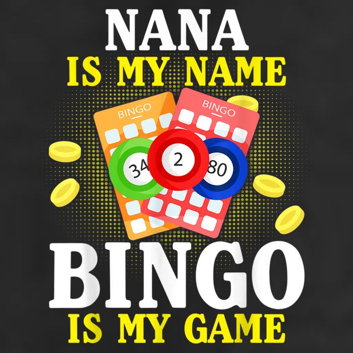 Bingo Nana Is My Name Funny Christmas Adult Drive Performance Visor