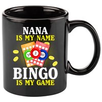 Bingo Nana Is My Name Funny Christmas 11oz C Handle Ceramic Mug