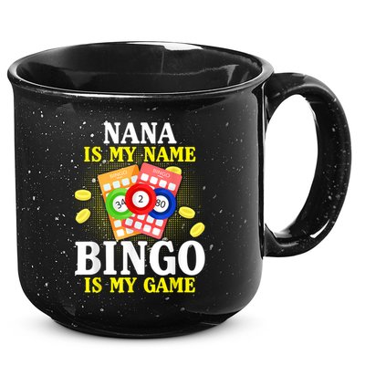 Bingo Nana Is My Name Funny Christmas 15oz Campfire Ceramic Mug