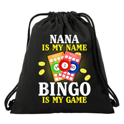 Bingo Nana Is My Name Funny Christmas Drawstring Bag