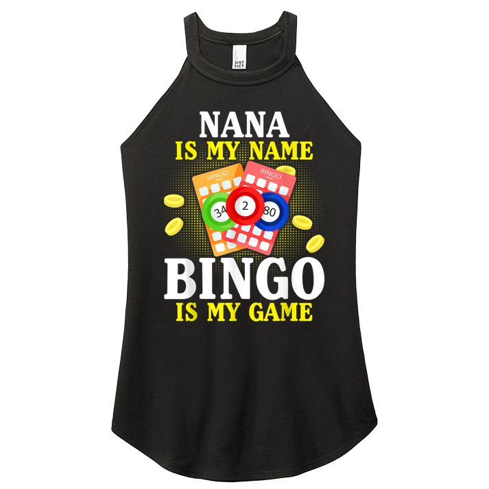 Bingo Nana Is My Name Funny Christmas Women's Perfect Tri Rocker Tank
