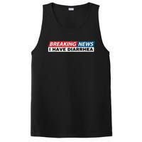 Breaking News I Have Diarrhea Funny Joke Humor PosiCharge Competitor Tank