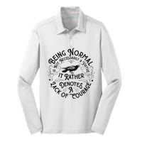 Being Normal Is Not Necessarily A Virtue Silk Touch Performance Long Sleeve Polo