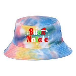 Buon Natale Italy Pride Xmas Holiday Italian Christmas Gift Tie Dye Newport Bucket Hat