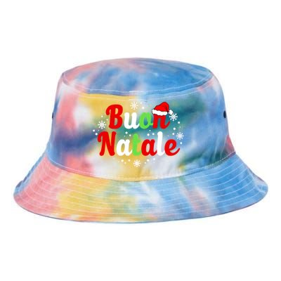 Buon Natale Italy Pride Xmas Holiday Italian Christmas Gift Tie Dye Newport Bucket Hat