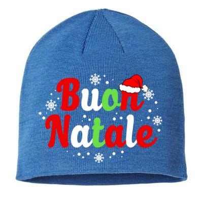 Buon Natale Italy Pride Xmas Holiday Italian Christmas Gift Sustainable Beanie