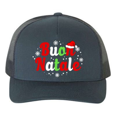 Buon Natale Italy Pride Xmas Holiday Italian Christmas Gift Yupoong Adult 5-Panel Trucker Hat