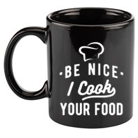 Be Nice I Cook Your Food Funny Cooking Lover Chef Cook 11oz C Handle Ceramic Mug