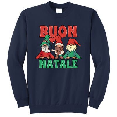 Buon Natale Italian Merry Christmas Tank Top Tall Sweatshirt