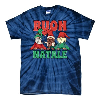 Buon Natale Italian Merry Christmas Tank Top Tie-Dye T-Shirt