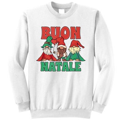 Buon Natale Italian Merry Christmas Tank Top Sweatshirt