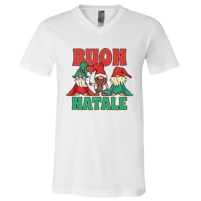 Buon Natale Italian Merry Christmas Tank Top V-Neck T-Shirt