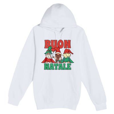 Buon Natale Italian Merry Christmas Tank Top Premium Pullover Hoodie