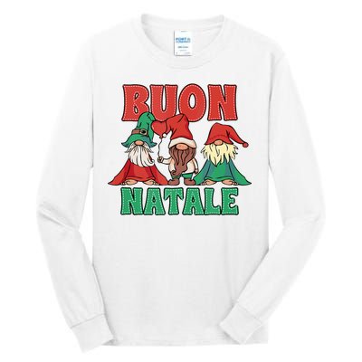 Buon Natale Italian Merry Christmas Tank Top Tall Long Sleeve T-Shirt