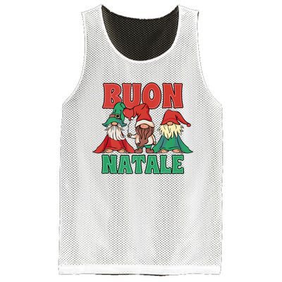 Buon Natale Italian Merry Christmas Tank Top Mesh Reversible Basketball Jersey Tank