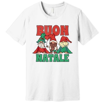 Buon Natale Italian Merry Christmas Tank Top Premium T-Shirt