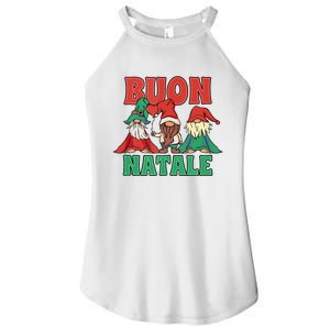 Buon Natale Italian Merry Christmas Tank Top Women's Perfect Tri Rocker Tank