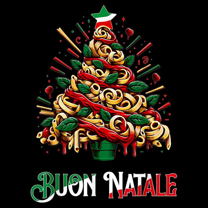 Buon Natale Italian Pasta Christmas Tree Xmas Mug
