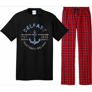 Belfast Northern Ireland Anchor Established 1613 Pajama Set