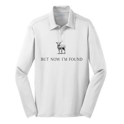 But Now IM Found Christian Silk Touch Performance Long Sleeve Polo