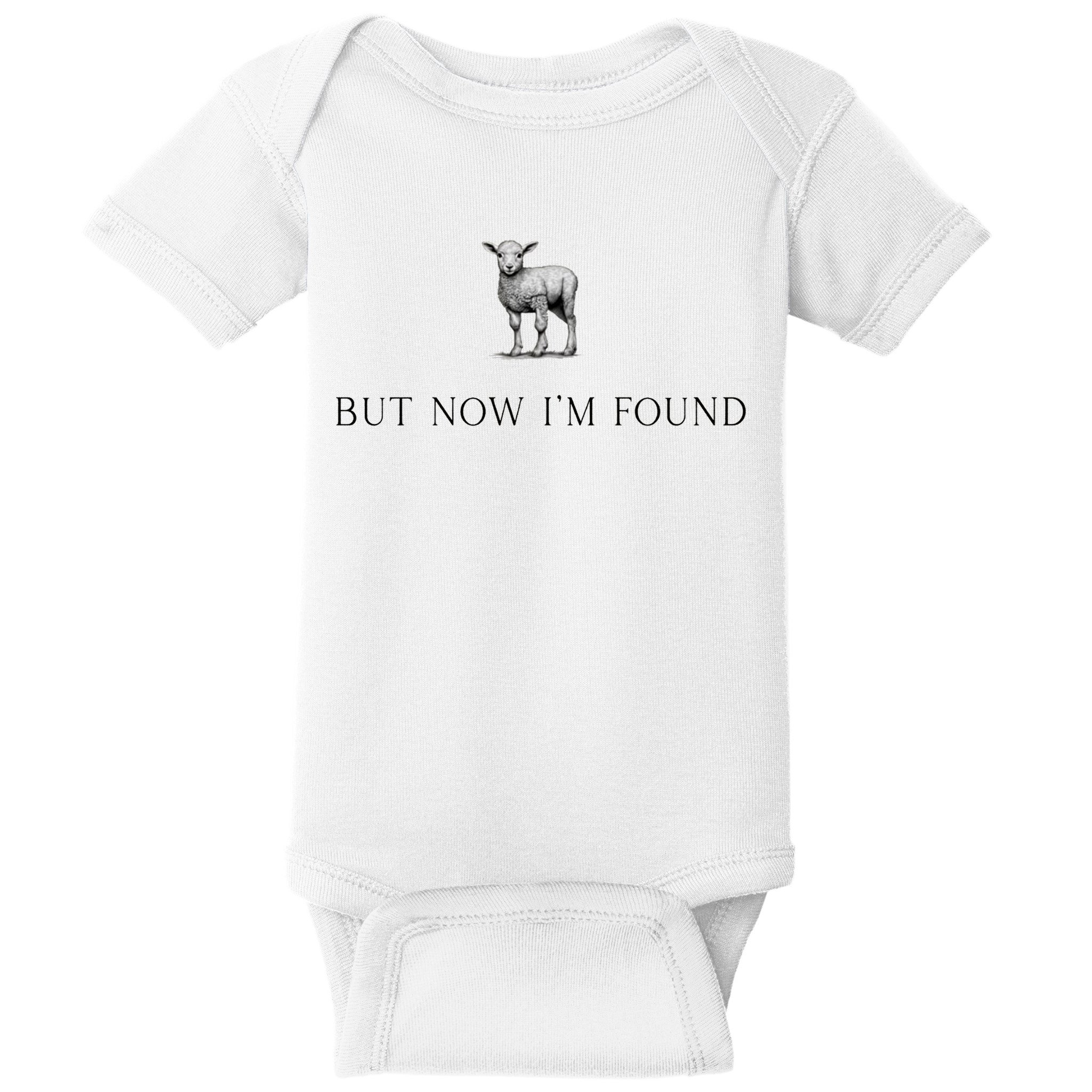 But Now IM Found Christian Baby Bodysuit
