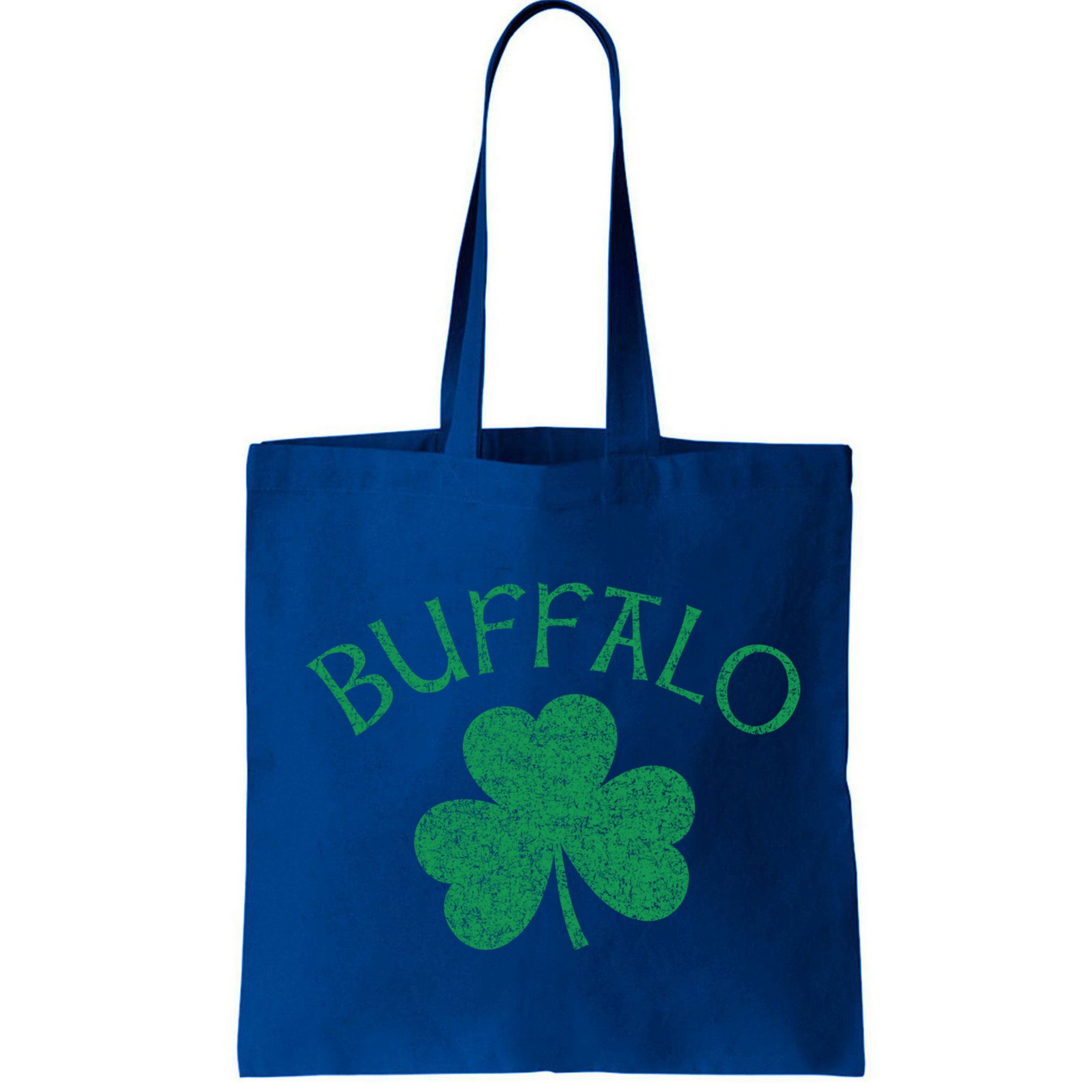 Buffalo Ny Irish Shamrock Distressed Green Print Meaningful Gift Bag
