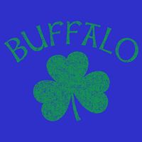 Buffalo Ny Irish Shamrock Distressed Green Print Meaningful Gift Womens Tank Top