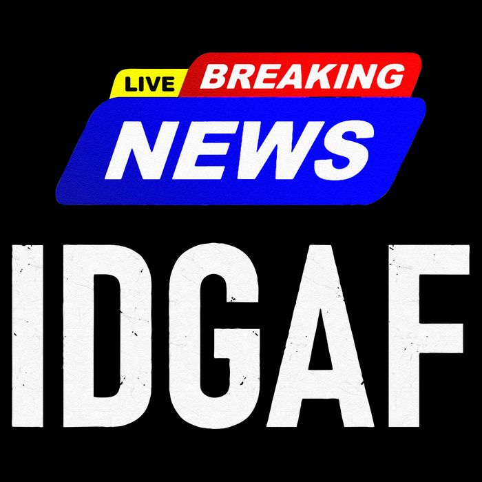 Breaking News I Dont Give A F Uck IDGAF Slang Sarcastic Hot Cooling Performance Crew T-Shirt
