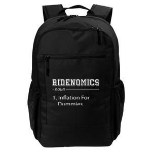 Bidenomics Noun Inflation For Dummies Funny Anti Joe Biden Daily Commute Backpack