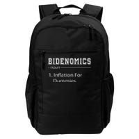 Bidenomics Noun Inflation For Dummies Funny Anti Joe Biden Daily Commute Backpack